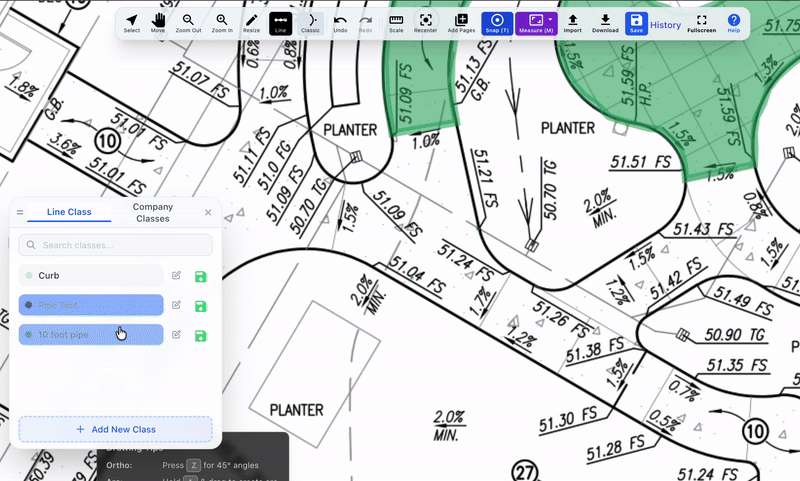 New Length Tool, Polygon Hatching, and Trackpad Pan: Takeoff Updates and Bug Fixes